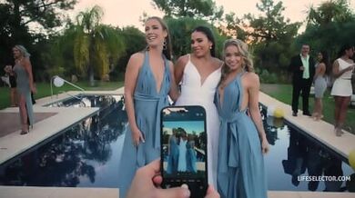 I Went To A Wedding The Brides Has A Problem And The Bridemaids Try To Help Her With My Dick - Alexis Crystal