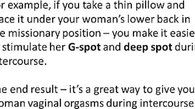 How to Make your Woman Orgasm,Part 3 Vaginal Orgasms