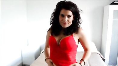 259 red denim jeggings booty