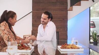 My hot Latina therapist invited me to her place for a romantic dinner date