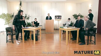 MATURE4K. Mature kinky lady cheated on her husband with a gardener and had wild sex (Lilian Black)