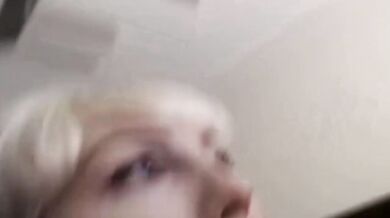 She is a super blonde trap girl cocksucker and sissy with a dude