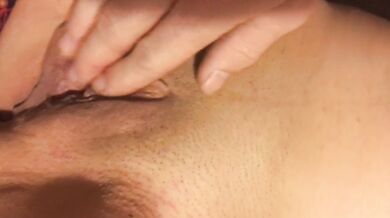 Wifes wet pussy gets fingered as she sucks hard cock