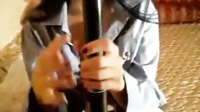 DP Hottie fucks herself in both holes PART 1