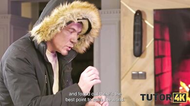 TUTOR4K. Fuck from the Future. Hot sex with private teacher Valentina Sierra