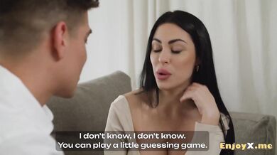 ENJOYX - Jason Carreras firm cumbot inserts Sapphire Astreas tight brown-eye in horny, full HD porn