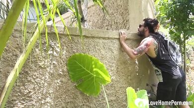 LOVEHOMEPORN - By the Pool I Pound My Neighbors Throat Deep