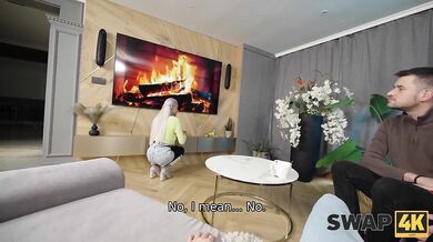 SWAP4K. Me and my wife know how to seduce and fuck girls we met at the bus station and how to dominate their dude (Charlie Dean, Veronica Leal, Emily Pink)