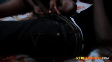 African Amateur Guy Fucks His Chubby Lady