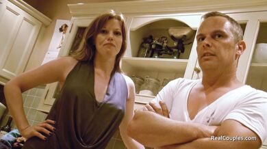 Husband watches his wife with a big black cock