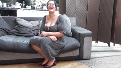 Aunt Judy's - Hairy BBW MILF Cassy Hill Shows Off Her Big Natural Tits