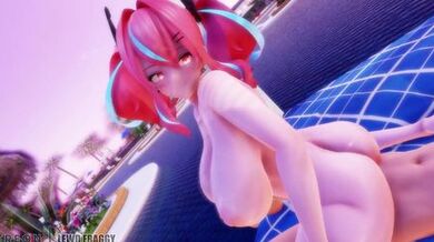 Azur Lane Busty Bremerton Reverse Riding