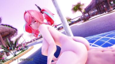 Azur Lane Busty Bremerton Reverse Riding