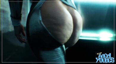 Futuristic Cyber Truck Threesome with Angel Youngs and Violet Myers