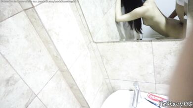 College Student Sneak Fuck Inside Classmate's Bathroom - Pinay Sex Video