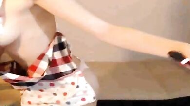 Korean big tits camgirl tit fuck simulation