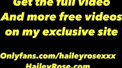 Real amateur couple creampie in the shower- voyeur cam- (IG: @haileyrosefcks)