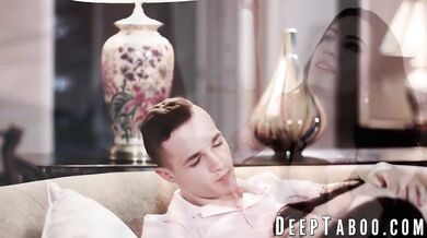 DEEP TABOO - Bad bitch Annade Ville railed by filthy rich stepdad and son (Chris Epic)