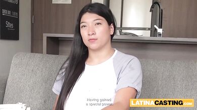 LATINA CASTING - Massive Boobs Latina Babe Titty Fucked And More At Amateur Casting (Steven Hard)