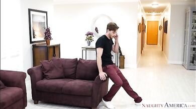 Natasha Nice Fucking In The Bedroom With Her Natural Tits