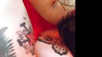 Tatted Trans Girl Loves having her Face Fucked - Indica Dominant