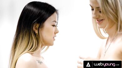 Newly Cheerleader Asian Lu Lu Chu Learns The Basics With Her Captain - PUSSY EATING And FACESITTING - Lulu Chu