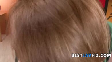 Sexy steaming Asian mega-slut produces a dumping facial ending to porn play.