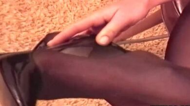 Mia s stocking tease