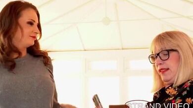 Lesbian Spanking & Humiliation - Sarah Stern Teaches Morgan May a Kinky Lesson in Full HD