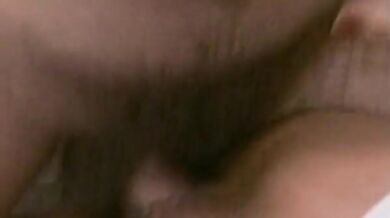 Pregnant french amateur with big tits rides huge dick in retro sex scene