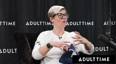 ADULT TIME Besties Lexi Lore And August Skye Share Huge Cock In Pussy Stacking 3 Way! PODCAST