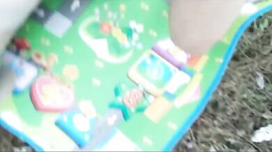 Amateur Ladyboy outdoors solo video maturbate and POV sucking cock and CUM