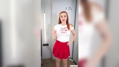 My TikToker stepsis just filmed a trend with my big dick / vertical porn