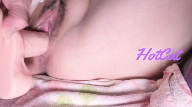 Relaxing masturbation with a Michinoku dildo Squirting at the end