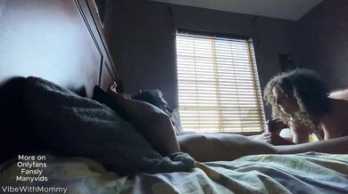 Visiting Stepmom Ends in Creampie Regret