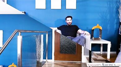 Allie Haze Fucking In The Couch With Her Natural Tits