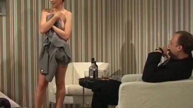 Woman who wanted to seduce the boss with her body gets spanked