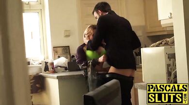 PASCALS SLUTS - Big tits blonde Brittany Bardot blows and rides Pascals dick (Pascal White)