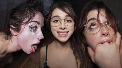 DADDYS FLOOR LICKING WHORE - She Made Him Cum In Her EYES - Audrey Reid