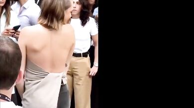 Cara Delevingne Breasts Scene in Cara Delevingne Sizzles In Sexy Look At Milan Fashion Week