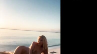 Iggy Azalea Breasts Scene in Iggy Azalea Nude On The Beach