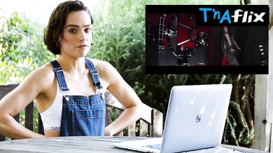 Daisy Ridley Sexy Scene in Daisy Ridley Relives Star Wars The Last Jedi's Throne Room Scene