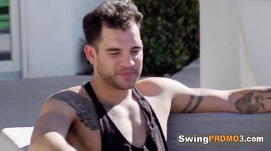 Matt And Alexis Get Together By The Poolside For Steamy Foreplay