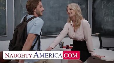 Professor Rachael Cavalli Gives Her Student A Perfect Goodbye Fuck - Juliana Grandi