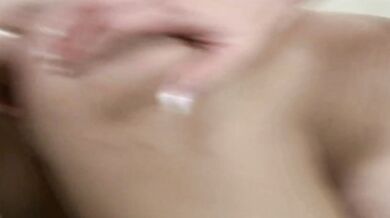 Two friends play with a big hard cock that makes them cum