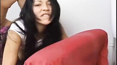 Brunette Fucks A Big Cock