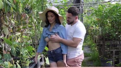 Its free pussy and free fuck day in our local gardening shop so I was there early