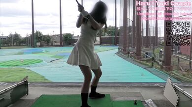 【素人】ゴルフパンチラ練習の後はサウナ＆ジャグジー中出しセックス 素人カップル/美少女/色白美乳/中出し/フル動画(47分)/일본여대생과질내사정섹스