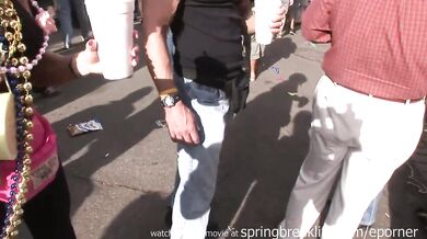 Hotel Room Referee And Mardi Gras Flashers.mp4