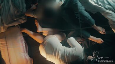 Babe in strappy lingerie fucks and takes selfie video when 69